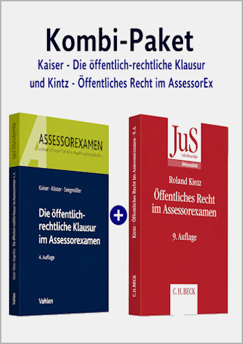 Kombi-Paket Öffentlich-rechtliche Assessorklausur + Öffentliches Recht im Assessorexamen
