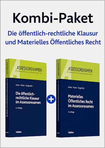 Kombi-Paket Öffentlich-rechtliche Assessorklausur + Materielles Öffentliches Recht