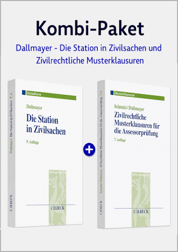 Kombi-Paket Station in Zivilsachen + Zivilrechtliche Musterklausuren