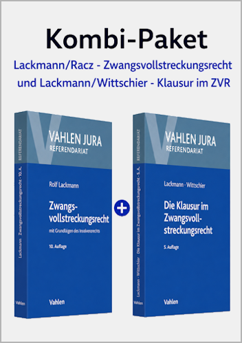 Kombi-Paket Zwangsvollstreckungsrecht + Klausur im Zwangsvollstreckungsrecht