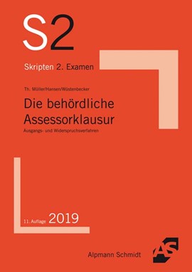 Müller / Hansen, Die behördliche Assessorklausur, 12. Auflage 2021