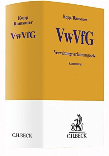 Kopp / Ramsauer, Vorauflage des VwVfG-Kommentars, 23. Auflage 2022
