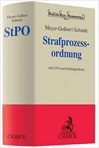 Meyer-Goßner / Schmitt, Vorauflage des StPO-Kommentars, 66. Auflage 2023